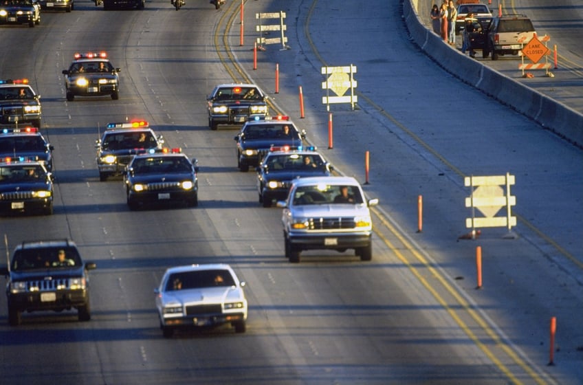 photos oj simpson and the white ford bronco remembering the worlds most famous police chase