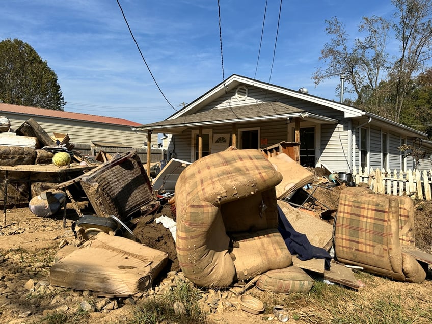 photos western north carolina town lies in ruins weeks after hurricane helene