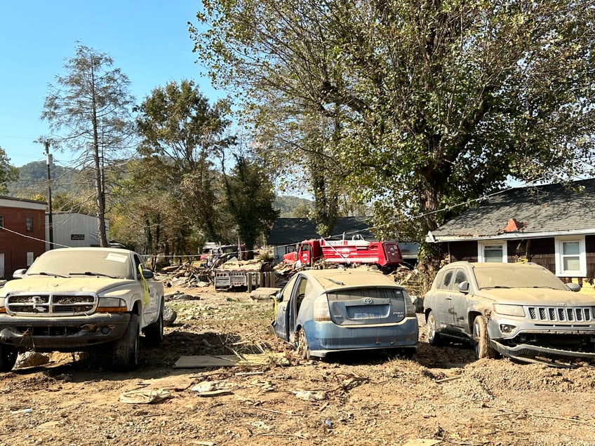 photos western north carolina town lies in ruins weeks after hurricane helene