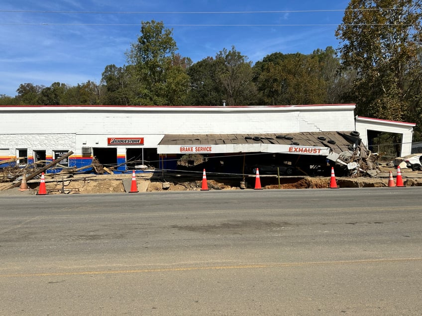 photos western north carolina town lies in ruins weeks after hurricane helene