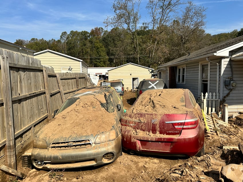 photos western north carolina town lies in ruins weeks after hurricane helene