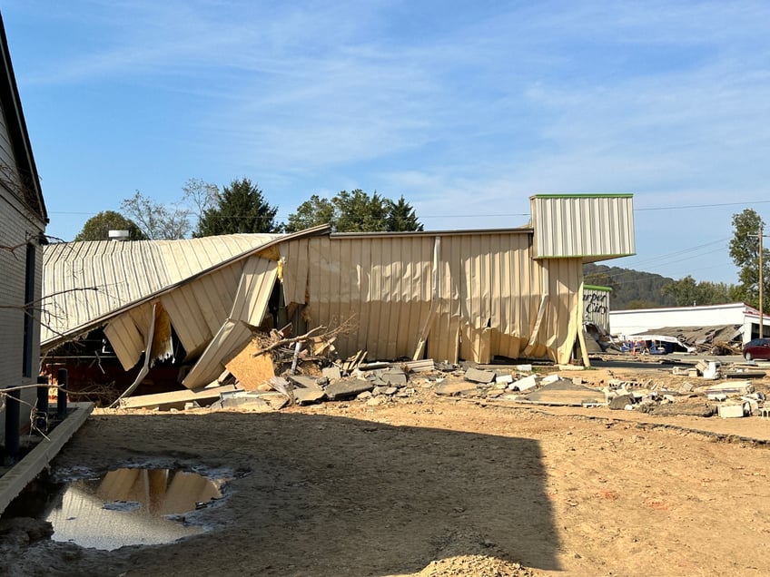 photos western north carolina town lies in ruins weeks after hurricane helene