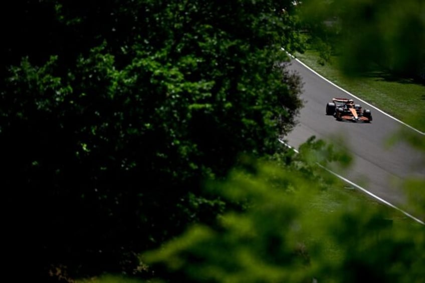 Oscar Piastri's McLaren topped the times in third and final practice at Imola