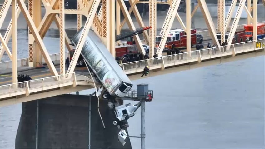 Louisville bridge rescue caught on camera