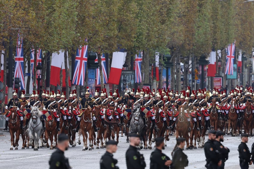 pictures paris rolls out red carpet for king charles iii on his first state visit to france