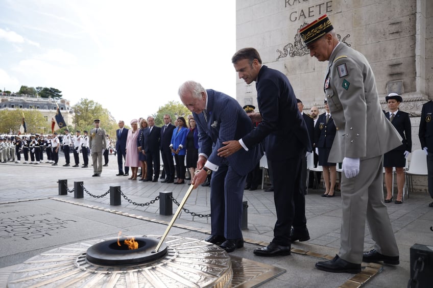pictures paris rolls out red carpet for king charles iii on his first state visit to france