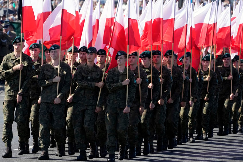 pictures poland vows to defend natos eastern border at army day parade