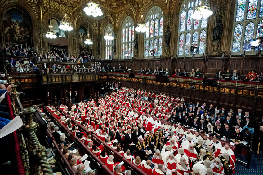 pictures pomp and circumstance as charles delivers first kings speech to parliament