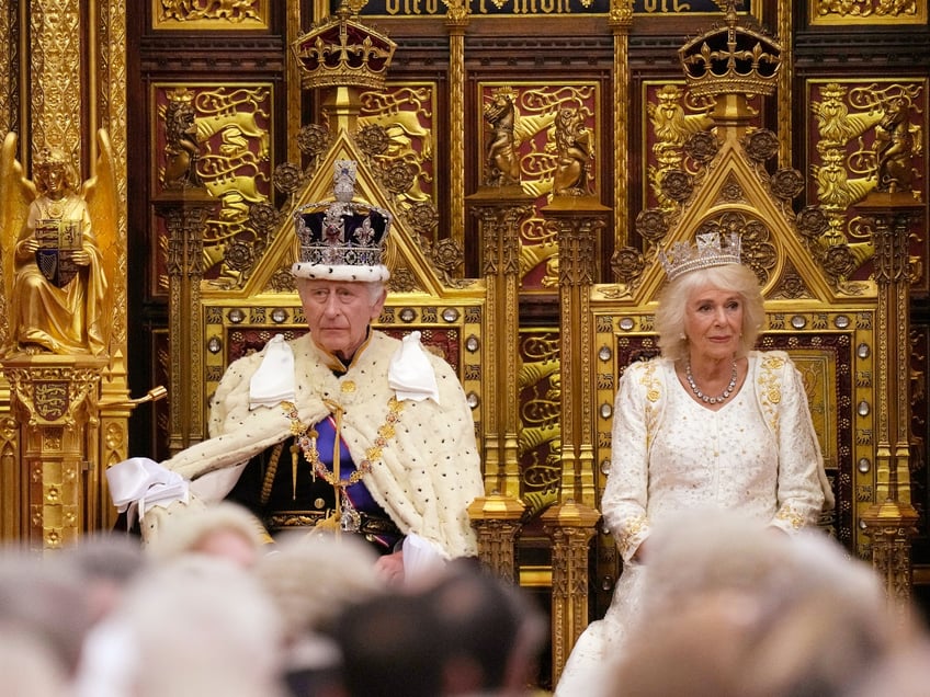 pictures pomp and circumstance as charles delivers first kings speech to parliament