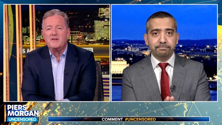 Piers Morgan and Mehdi Hasan