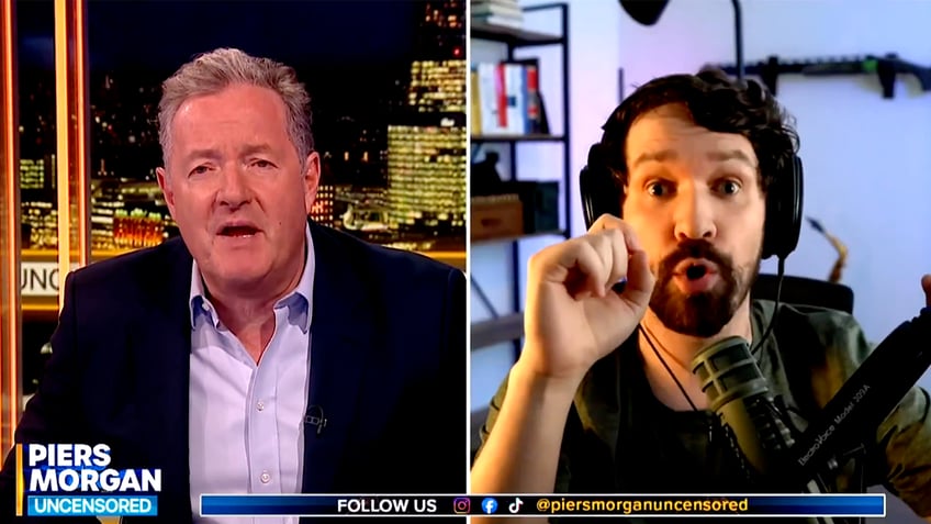 Piers Morgan and streamer Destiny