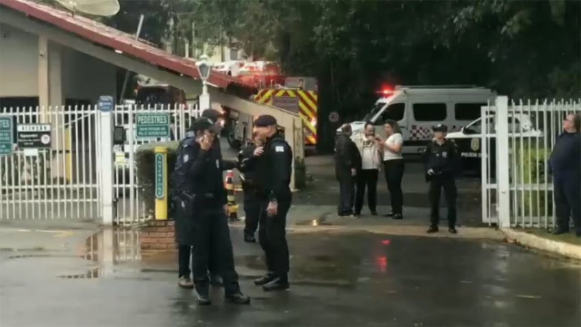 A plane crashed in Sao Paolo, Brazil.