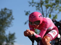 Pink panther Pogacar extends Giro lead after time trial