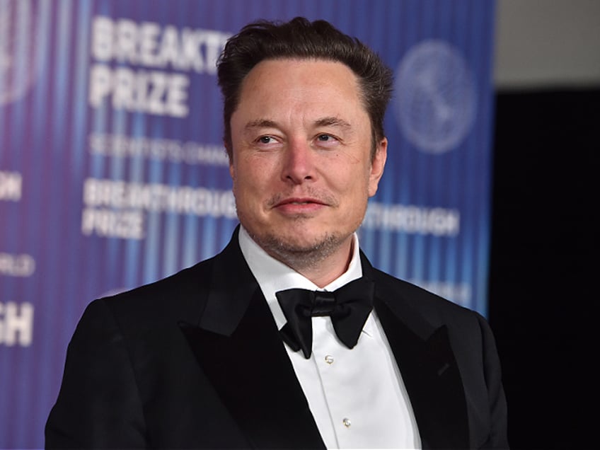 Elon Musk arrives at the tenth Breakthrough Prize Ceremony on Saturday, April 13, 2024, at the Academy Museum of Motion Pictures in Los Angeles. (Photo by Jordan Strauss/Invision/AP)