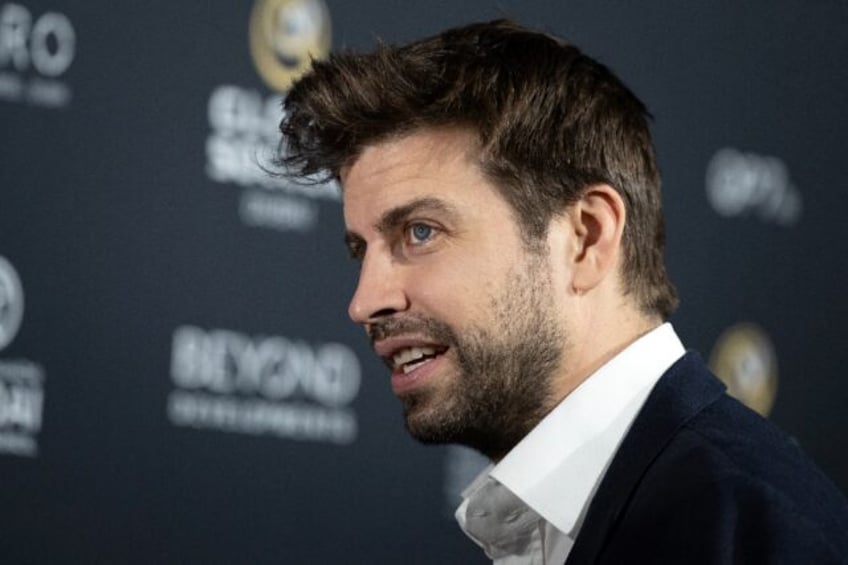 Gerard Pique arrives for the Globe Soccer Awards ceremony in Dubai on December 27, 2024