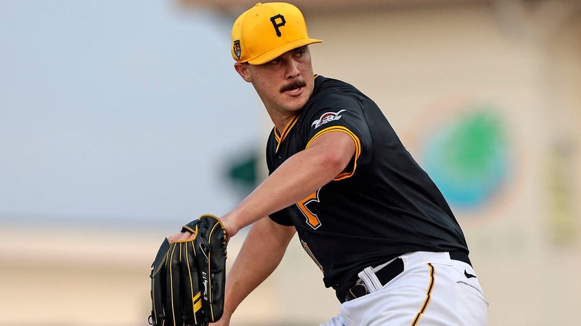 Paul Skenes in spring training