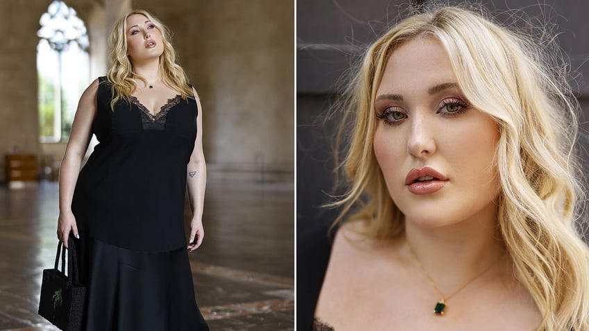 playboy model hayley hasselhoff says she wasnt glamorizing obesity with history making curvy cover