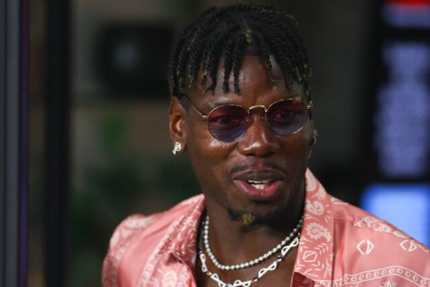 French international Paul Pogba attends a game between Charlotte FC and Inter Miami in Flo