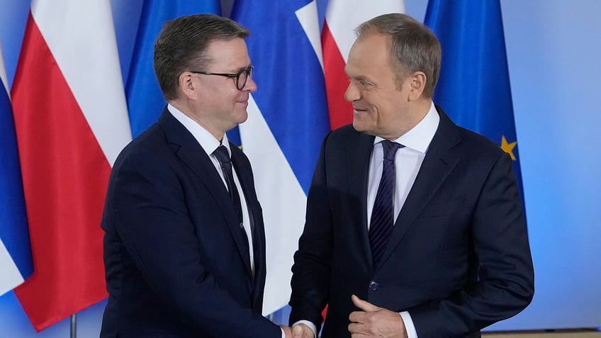 Donald Tusk and Petteri Orpo