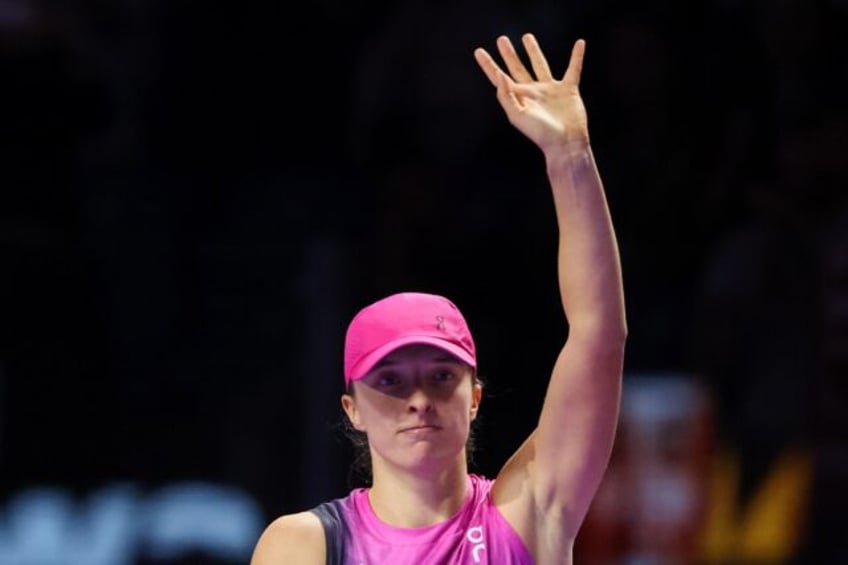 Iga Swiatek's defence of her WTA Finals title ended at the group stage