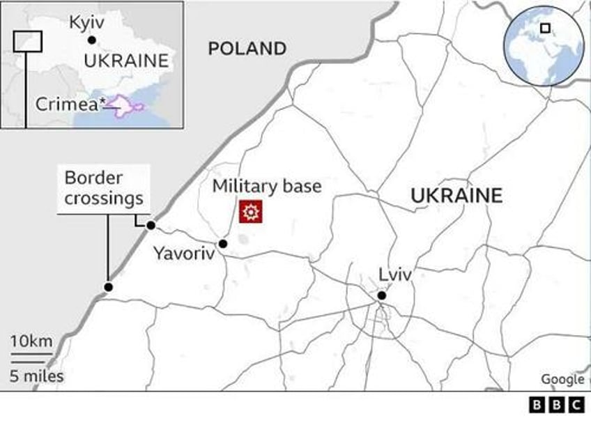 poland scrambles fighter jets as russia strikes far western ukraine