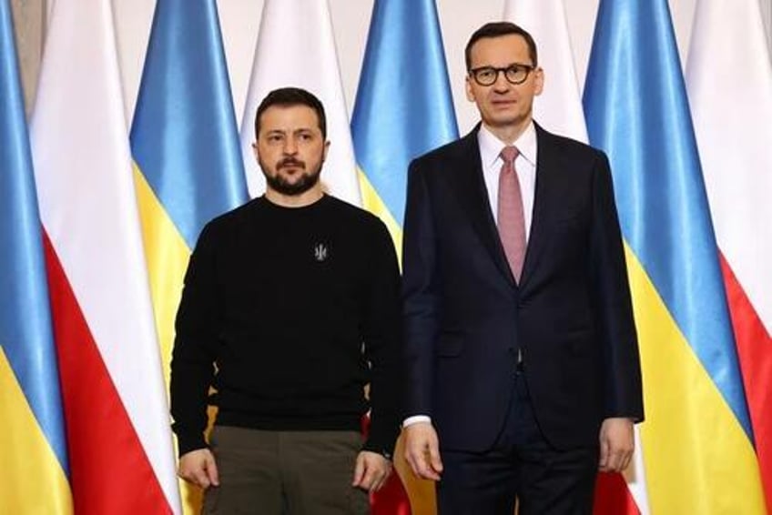 polands pm warns zelensky never insult polish people again