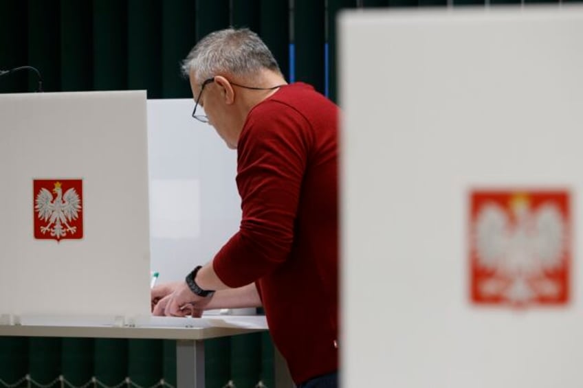 poles vote in a high stakes election that will determine whether right wing party stays in power