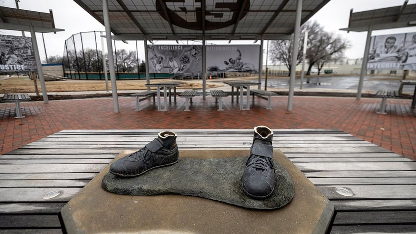 Site of Jackie Robinson statue in Kansas 