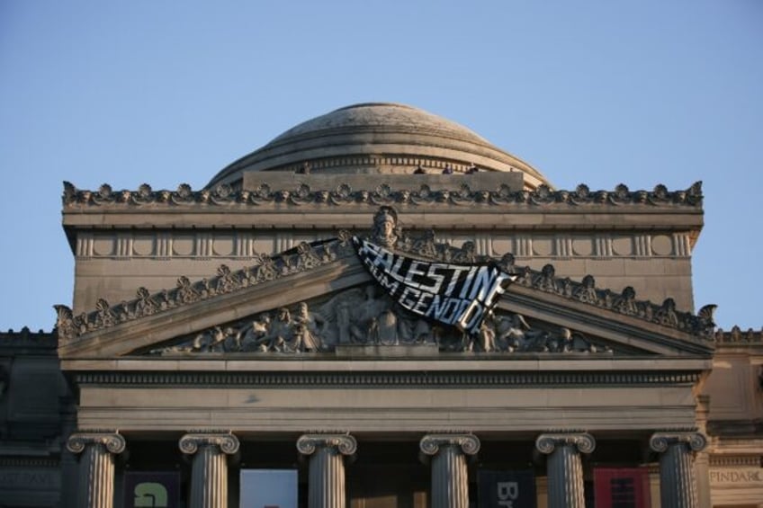 Dozens of pro-Palestinian protesters descended on New York's Brooklyn Museum, leading to a