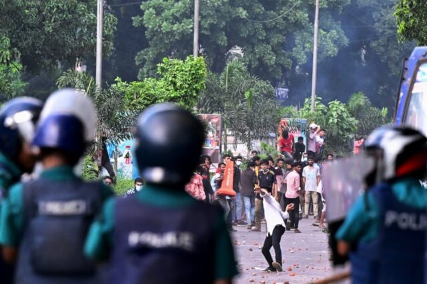 Footage of clashes between security forces and demonstrators was largely absent from news