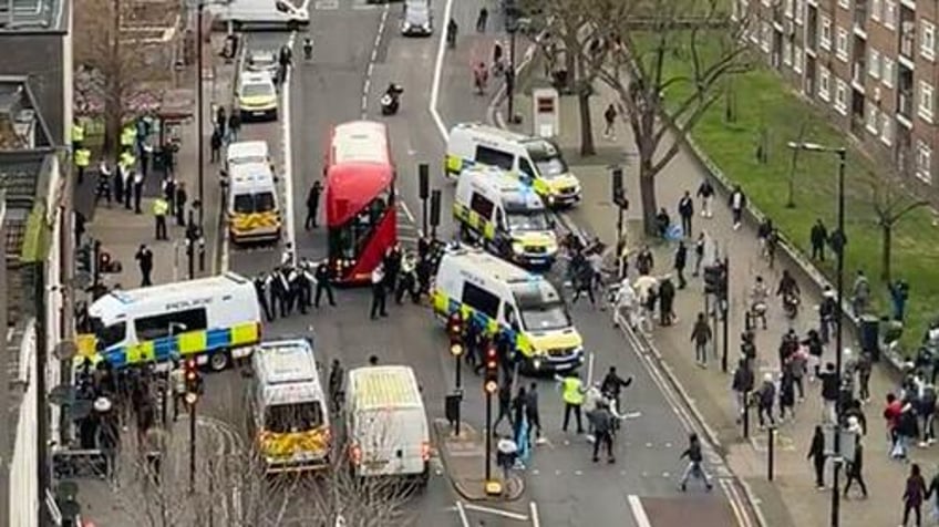 police injured during diversity riot in london