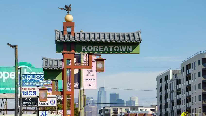 koreatown signage