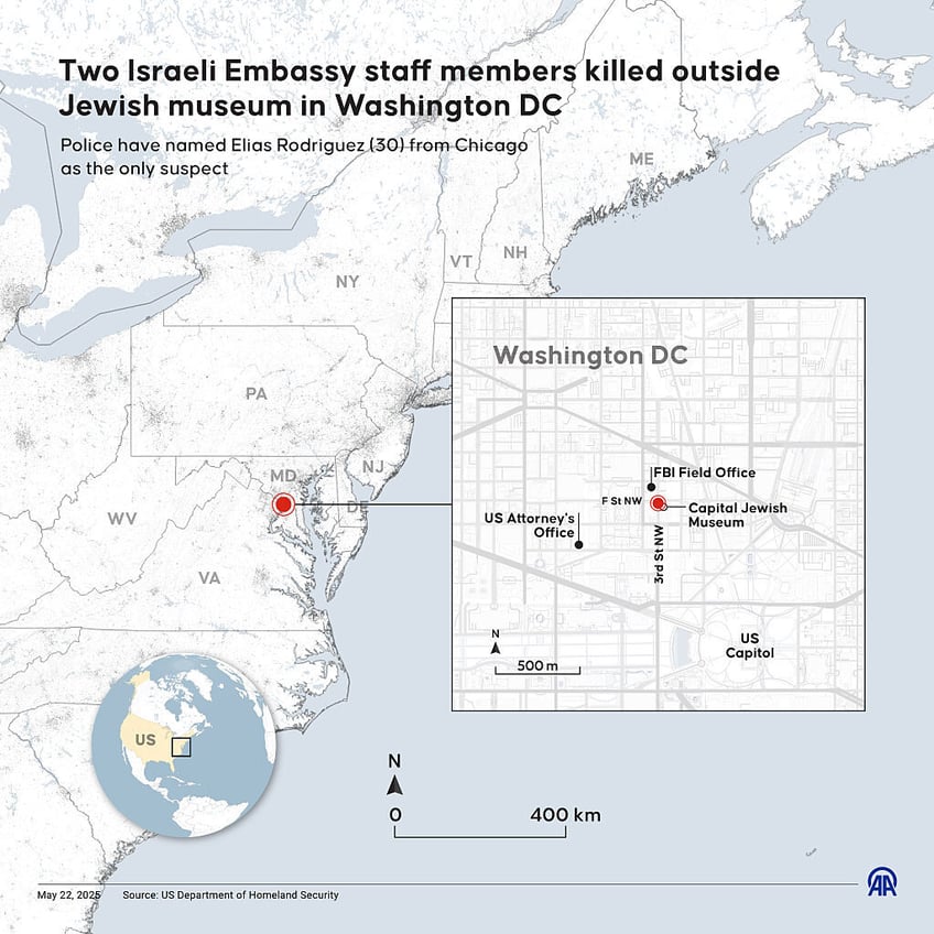 police name sole suspect in fatal dc shooting of two israeli embassy staff
