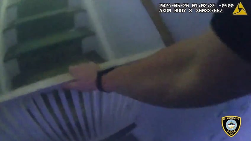 Atlantic City Police Officer Riley Flynn battled the suffocating smoke to run upstairs where a trapped teenager girl was hiding in the bathroom.