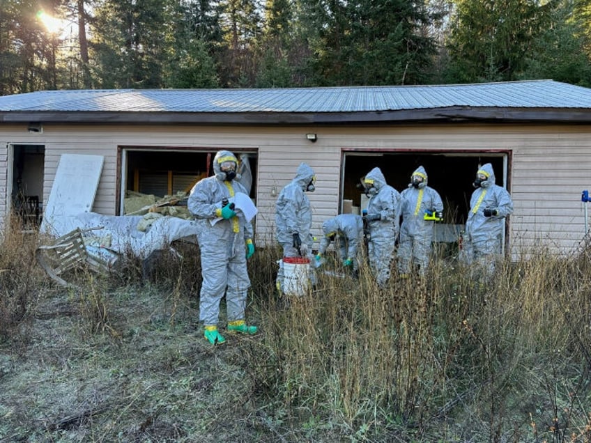 Canadian authorities raid a drug stash house. (Credit: CRMP)