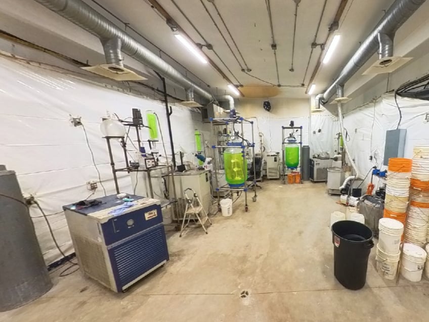 police photos reveal inside look at canadas largest drug lab