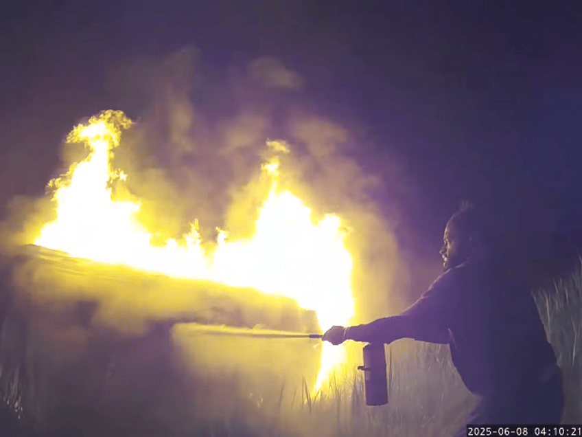 Chester Police Department NY - burning car rescue