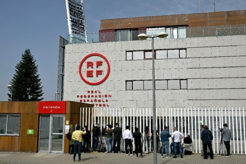 The Spanish football federation's headquarters at Las Rozas was searched by police as part