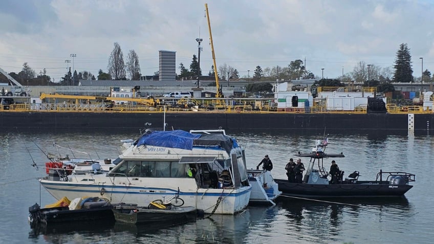 Oakland police arrest alleged burglars as part of ongoing crackdown of seafaring bandits in the Oakland-Alameda Estuary.