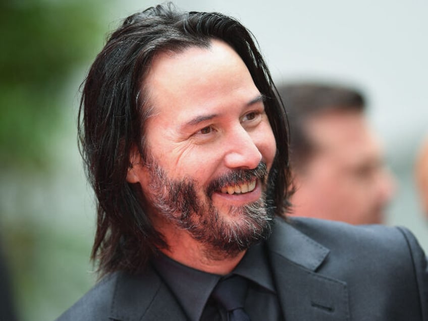 Actor Keanu Reeves attends his handprint ceremony at the TCL Chinese Theatre IMAX forecour