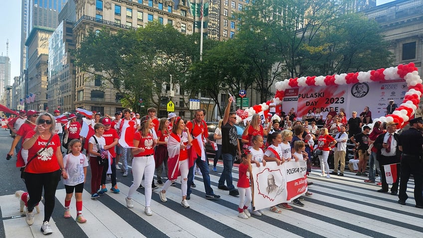 polish president attends pulaski day parade honoring hero of the american revolutionary war