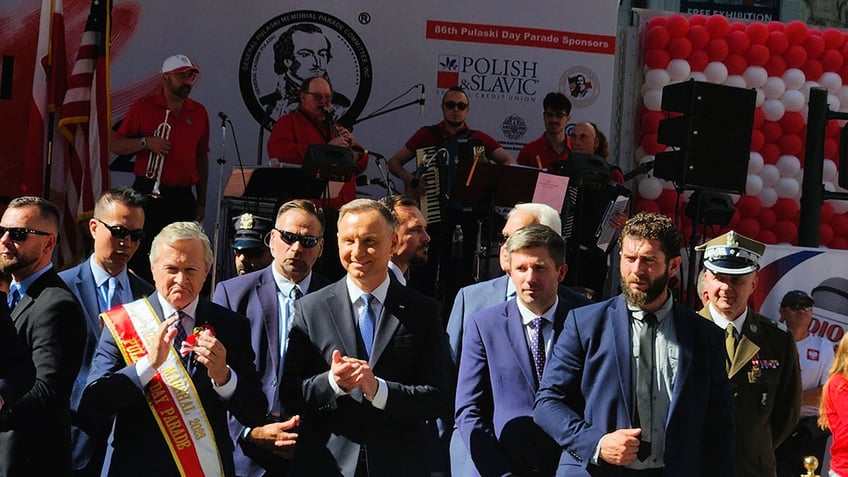 polish president attends pulaski day parade honoring hero of the american revolutionary war