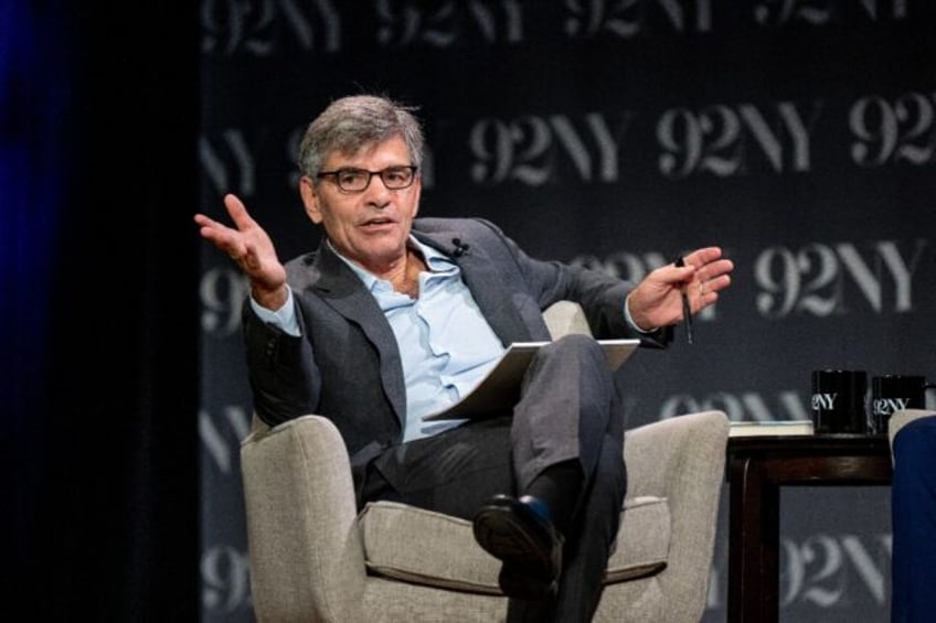 George Stephanopoulos during a public appearance in New York City on September 12, 2023