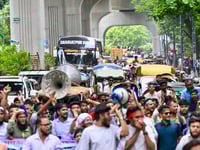 Political protests paralyse Bangladesh daily life