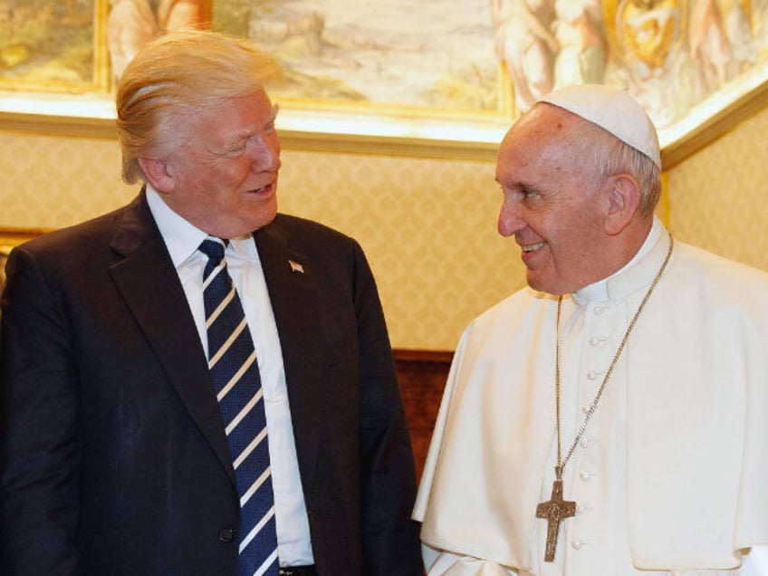 Donald Trump and Pope Francis