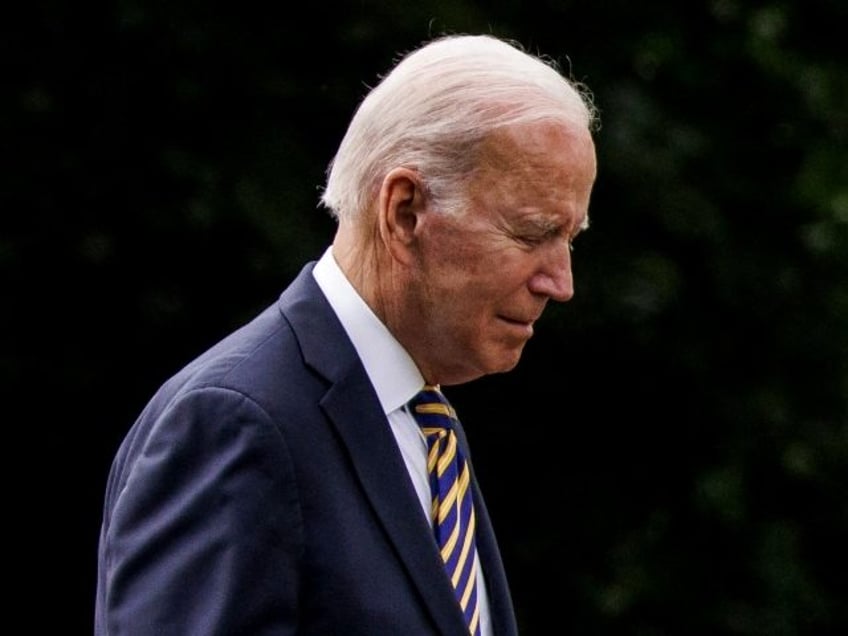 poll joe bidens favorability drops to four year low