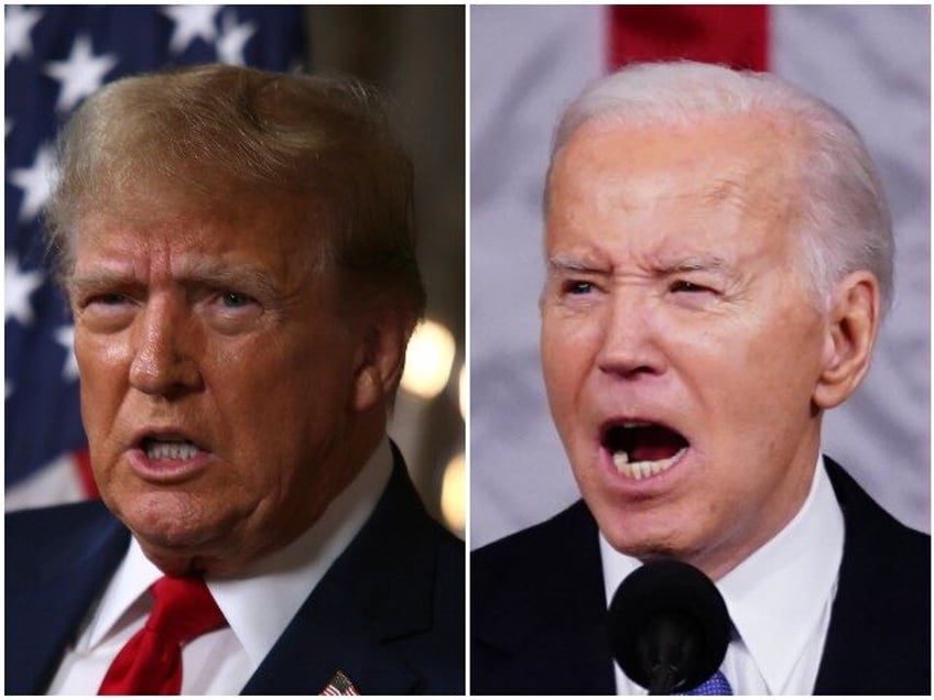 Donald Trump and Joe Biden