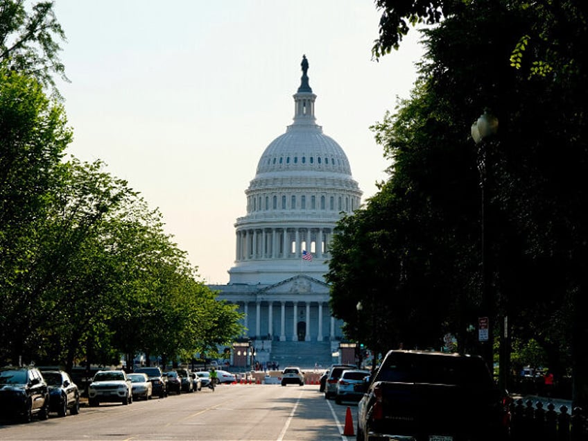 a view of the capitol building from across the street View of the Capitol, Washington, D.C