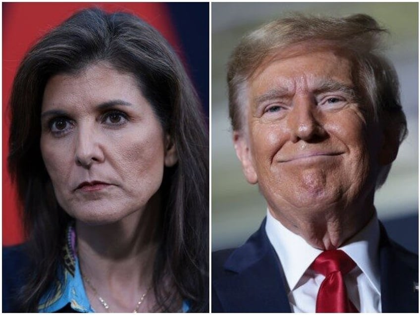 Nikki Haley and Donald Trump (2)