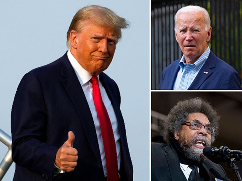 poll trump leads biden nationally as third party west run hurts democrats